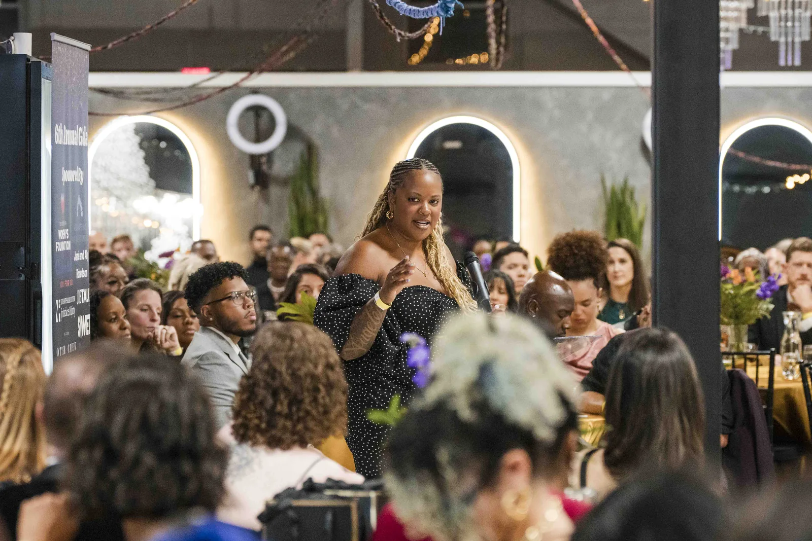 The reception, BLM New Hampshire Gala