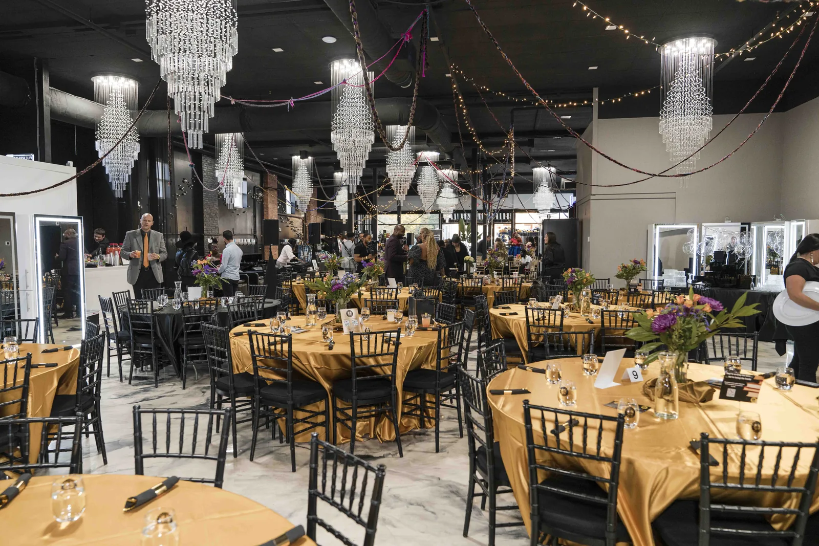 The hall, set, BLM New Hampshire Gala