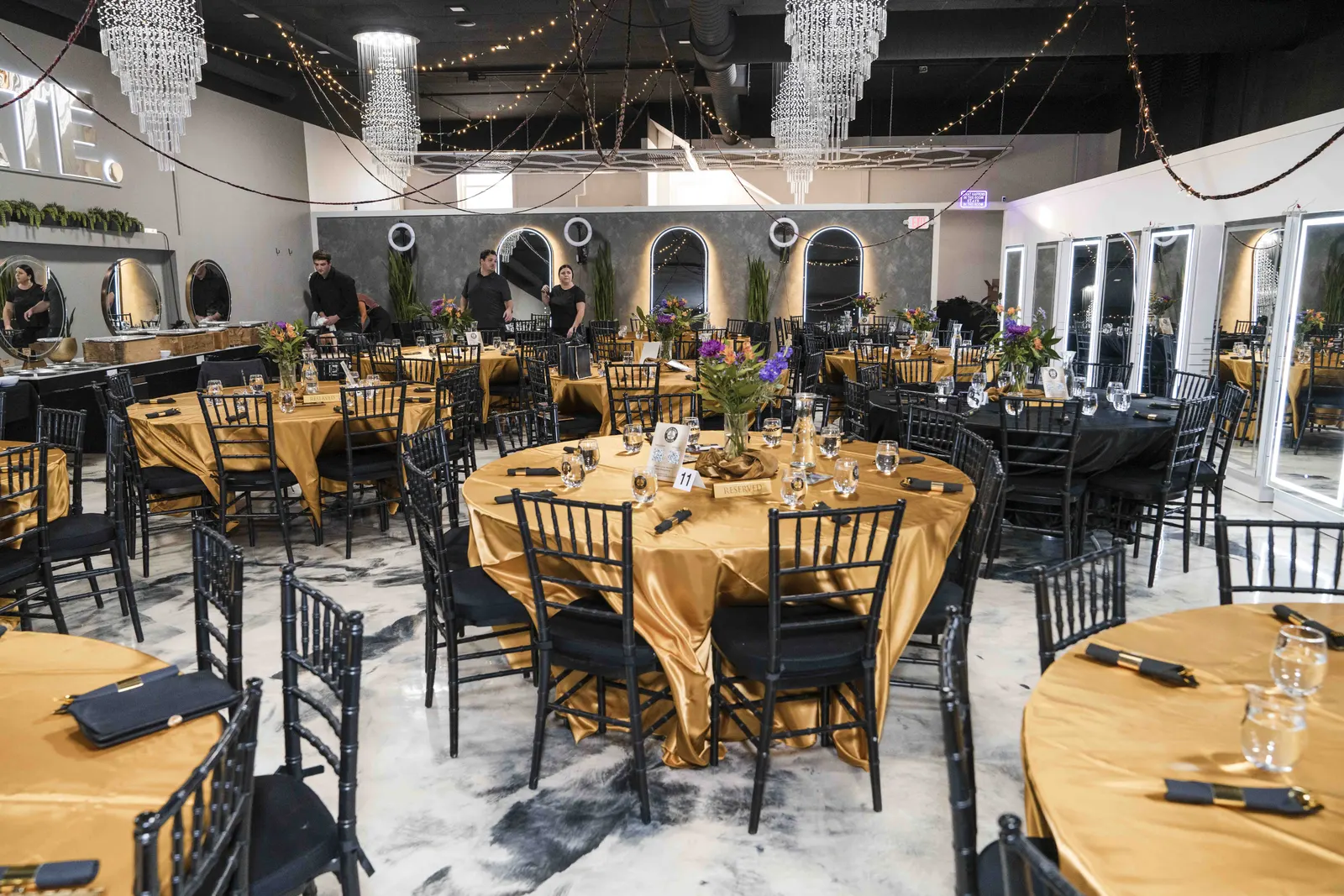 The ballroom, BLM New Hampshire Gala