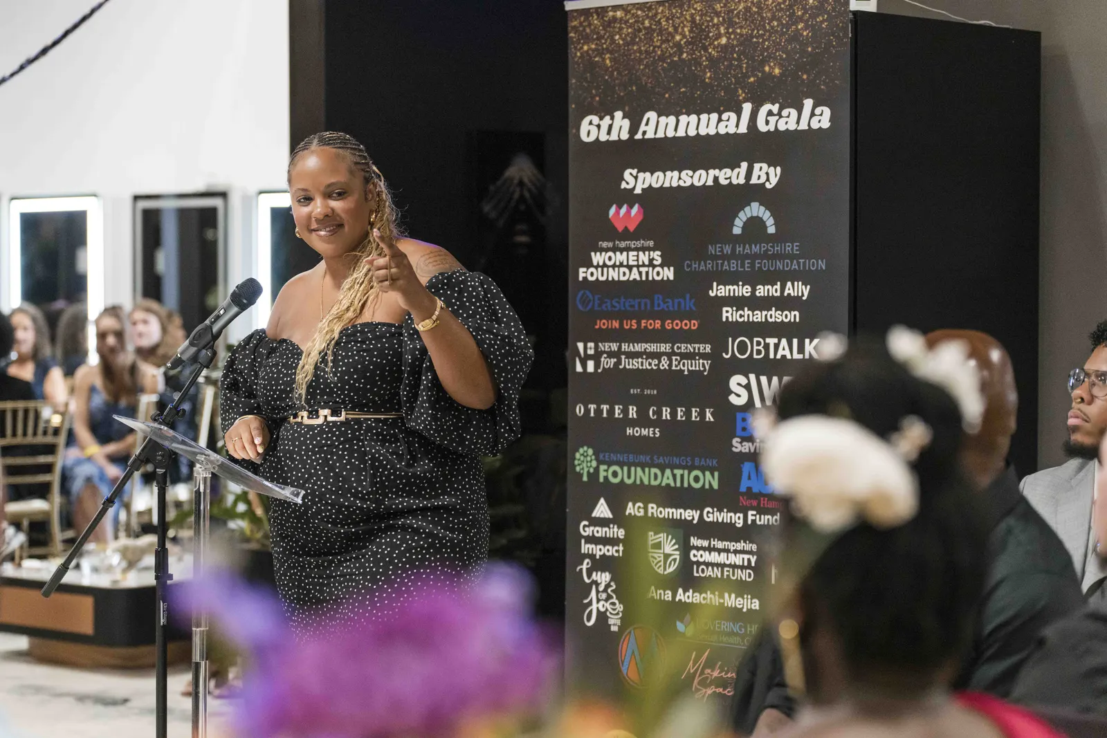 A guest, BLM New Hampshire Gala