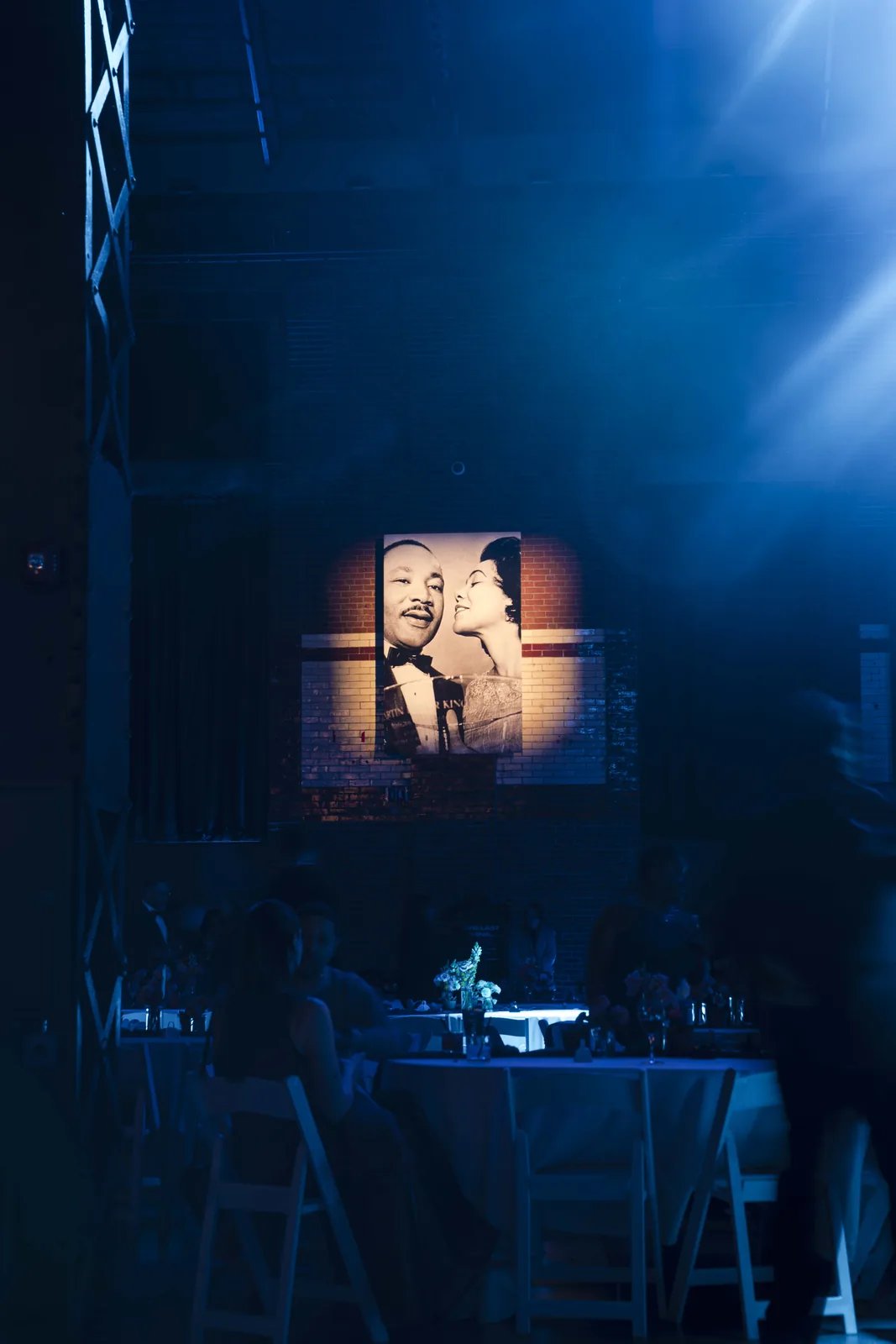 The set design, The Embrace Gala
