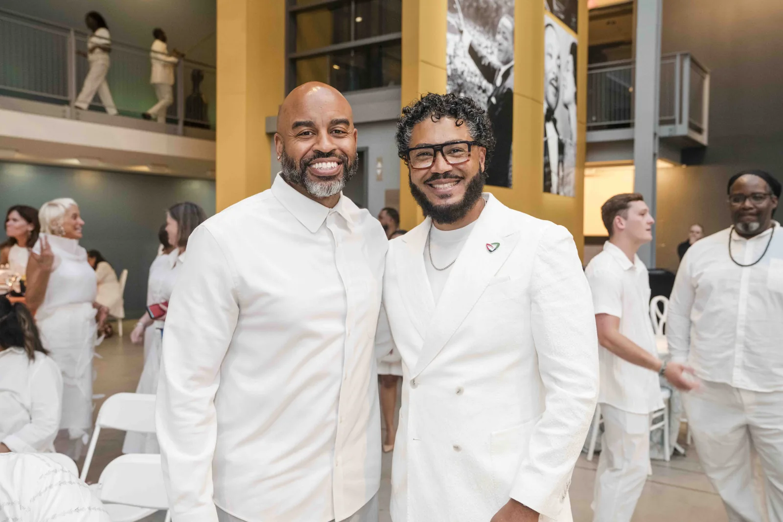 Friends in white, Embrace Ideas Festival