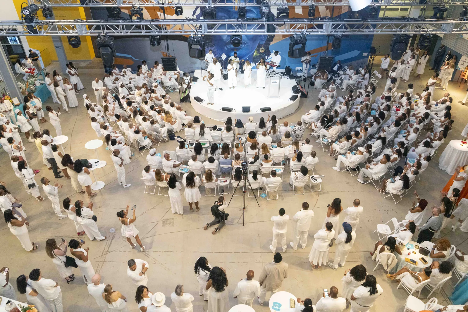 The hall from above, Embrace Ideas Festival