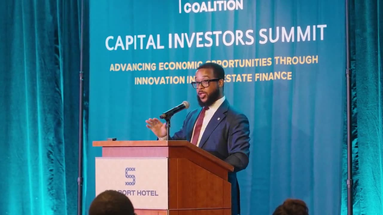 Still from a corporate summit recap film