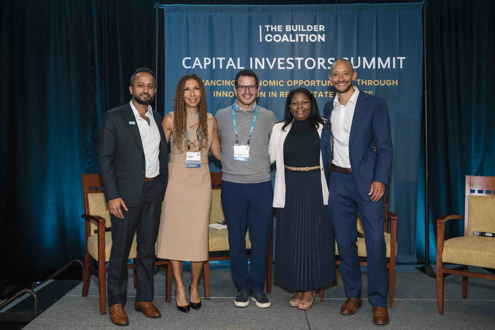 On stage, TBC Capital Investors Summit