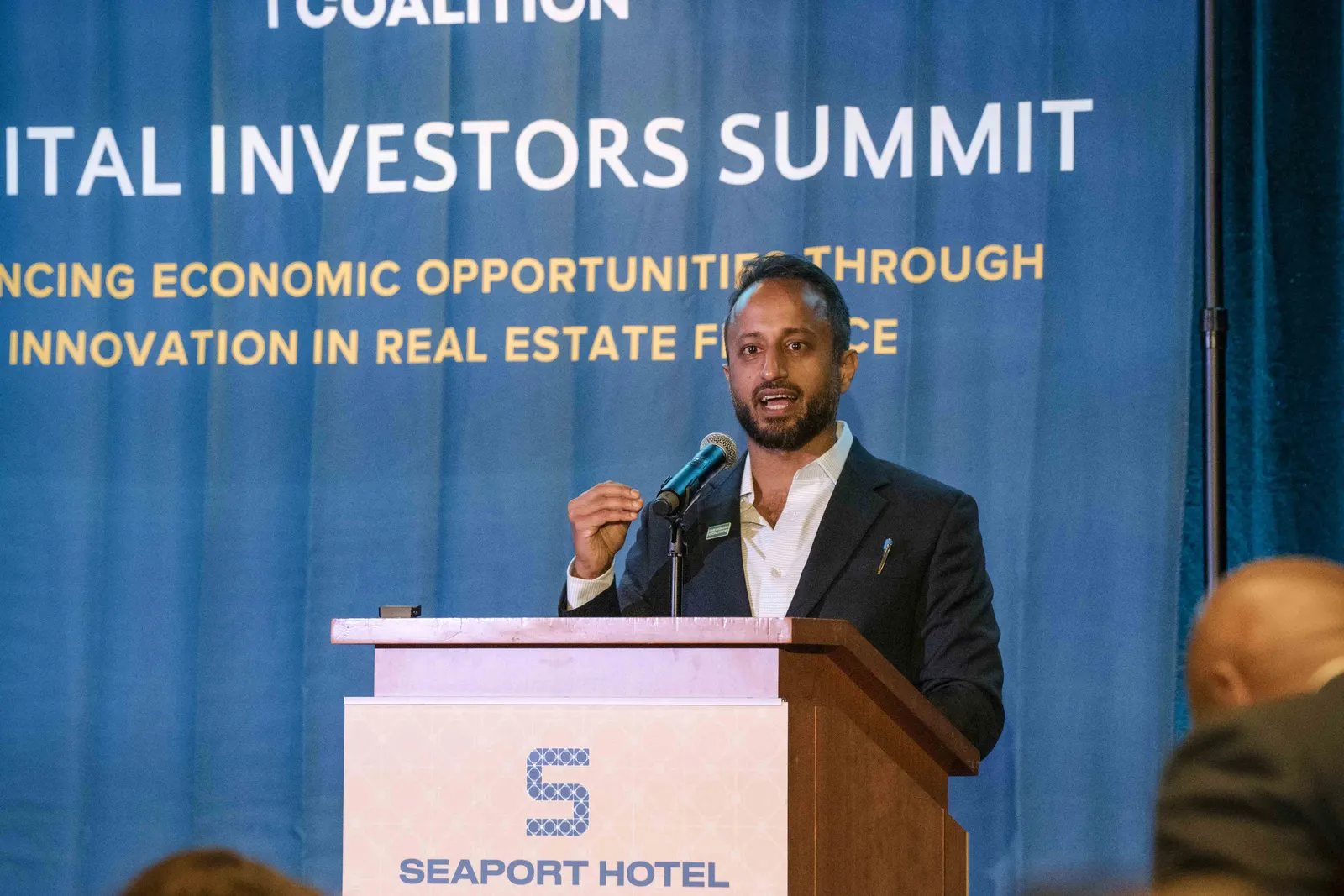 At the podium, TBC Capital Investors Summit