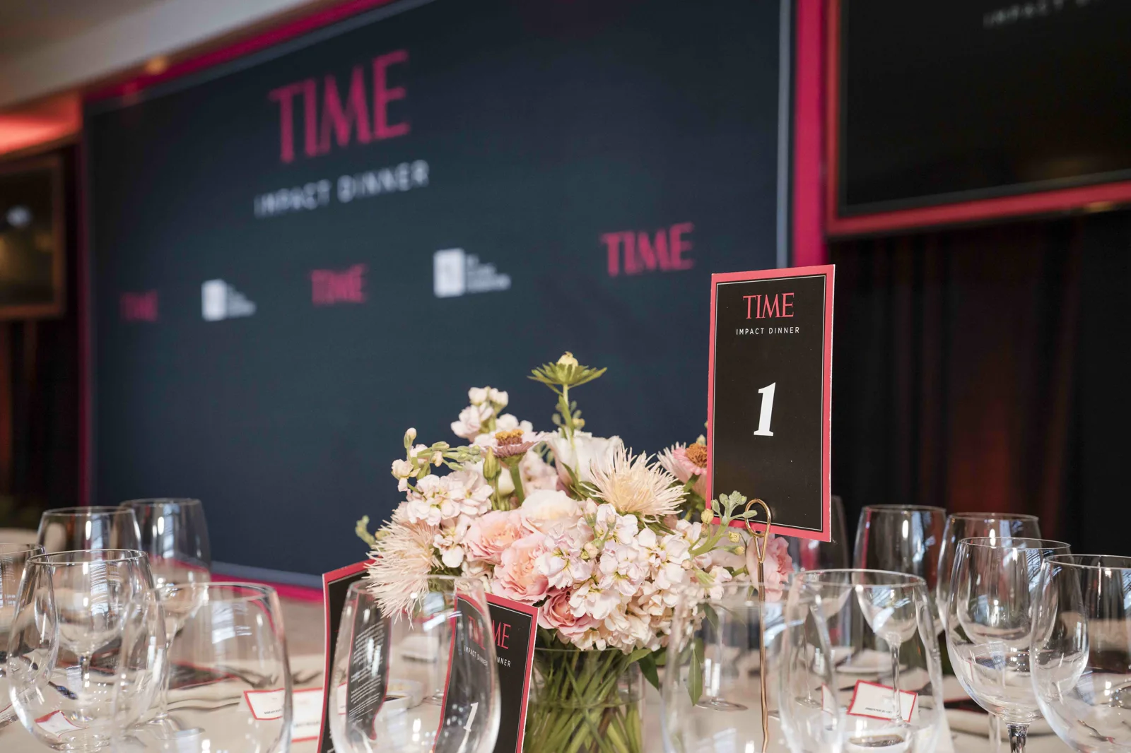 The tables, TIME Impact Dinner