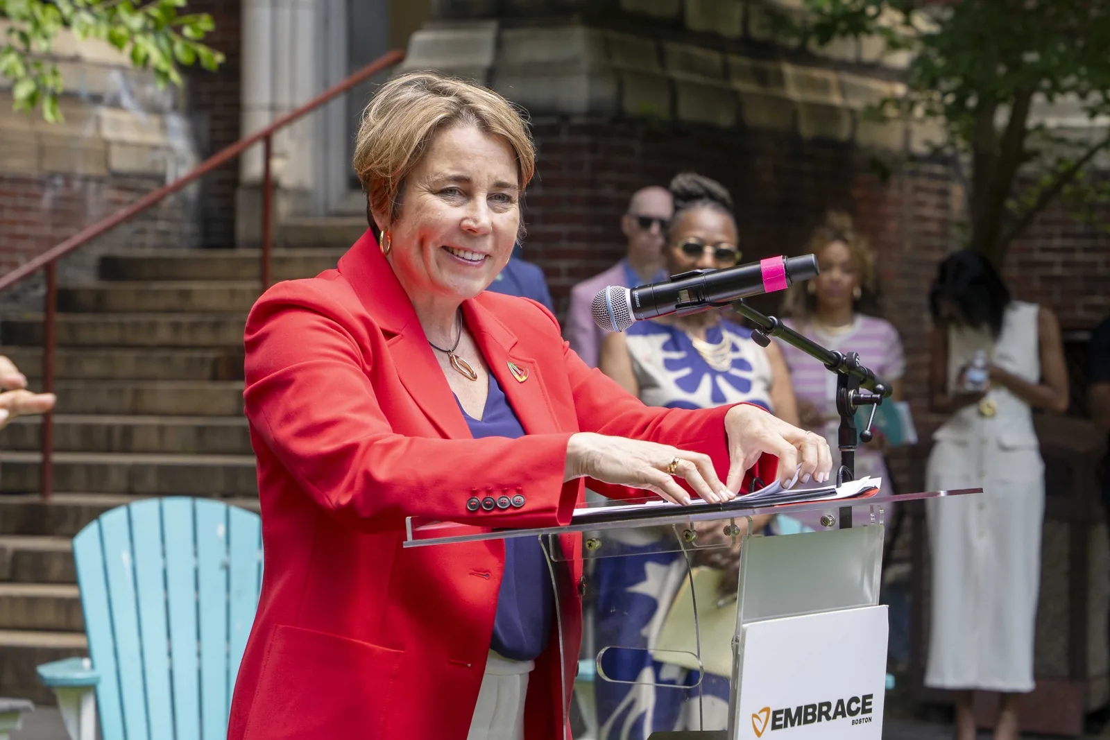 Remarks, The Embrace Unveiling